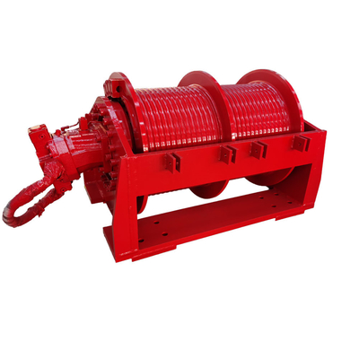 Industrial Grade 0-650KN Capacity Hydraulic Motor Double Drum Winch for Industrial