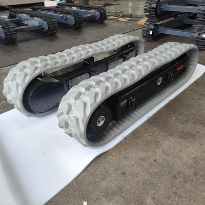 Farms Rubber Steel Tracked Chassis System for Truck Loaders and Indoor Elevators