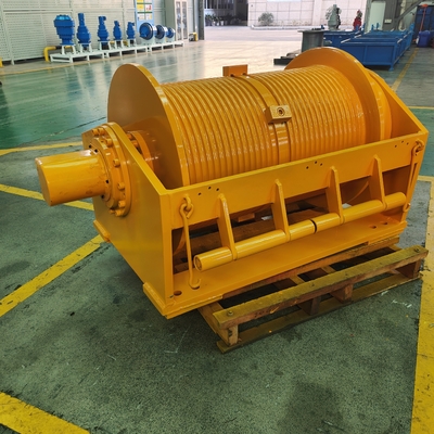 25T High Torque Towing Motor Wire Line Hydraulic Winch for Flag Pole Speed 0-40m/min