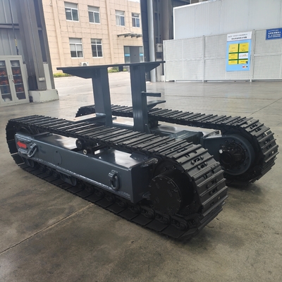 8 T Steel Crawler Track frame Undercarriage for Machinery Repair Shops Tracked Chassis