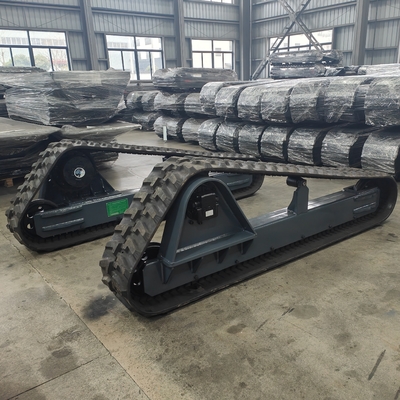 Construction Works Solution 5ton Hydraulic Crawler Rotary Steel Tracked Undercarriage