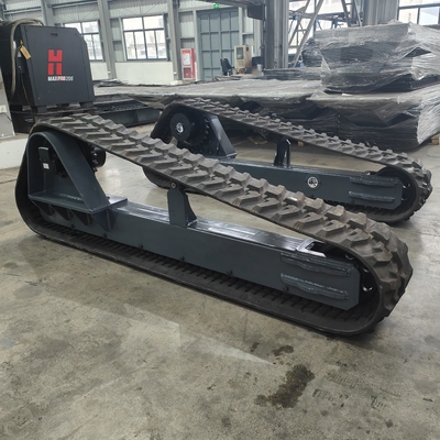 Construction Works Solution 5ton Hydraulic Crawler Rotary Steel Tracked Undercarriage