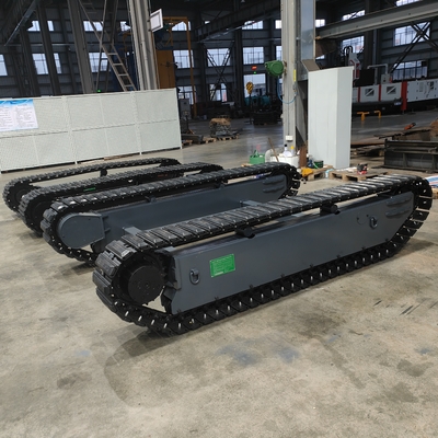 TR600 Custom 120KG Payload All Terrain Remote Control Rubber Track Crawler Chassis for UGV Robot
