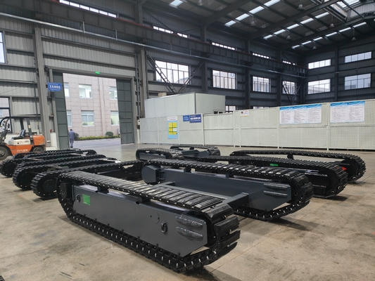 TR600 Custom 120KG Payload All Terrain Remote Control Rubber Track Crawler Chassis for UGV Robot