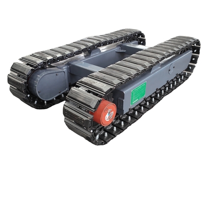 Steel Tracked Chassis Undercarriage for 200KG Crawler Loaders at Manufacturing Plant