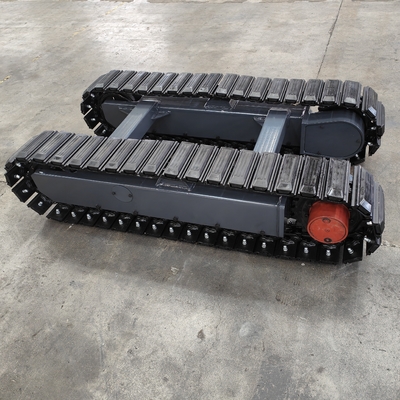 Steel Tracked Chassis Undercarriage for 200KG Crawler Loaders at Manufacturing Plant