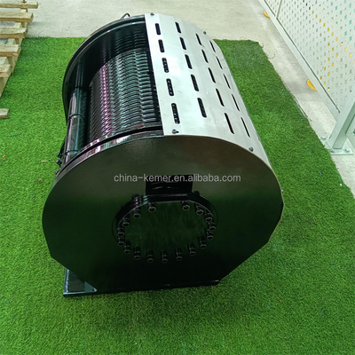 5Tons Ship deck Hydraulic winch lifting Crane with good and Rope type Steel Wire Rope