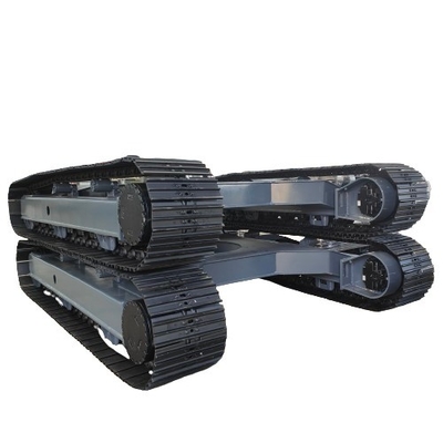 Crawler Steel Track Undercarriage For Hydraulic Motor Drilling Rig Excavator Robot Platform Parts