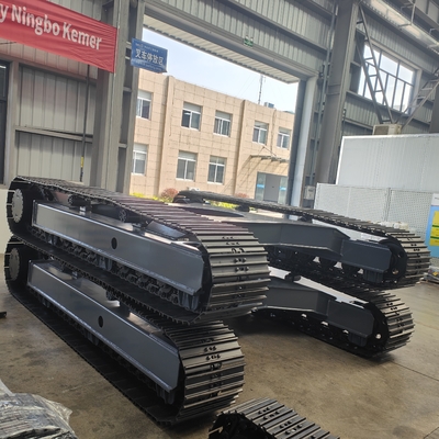 Crawler Steel Track Undercarriage For Hydraulic Motor Drilling Rig Excavator Robot Platform Parts