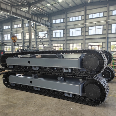 Crawler Steel Track Undercarriage For Hydraulic Motor Drilling Rig Excavator Robot Platform Parts