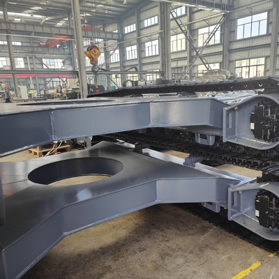 Crawler Steel Track Undercarriage For Hydraulic Motor Drilling Rig Excavator Robot Platform Parts