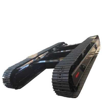 35T Rubber Track Chassis with Final Drive Travel Motor and Steel Track Undercarriage