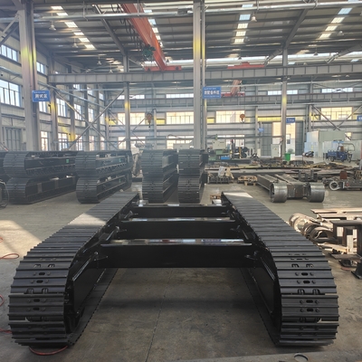 35T Rubber Track Chassis with Final Drive Travel Motor and Steel Track Undercarriage