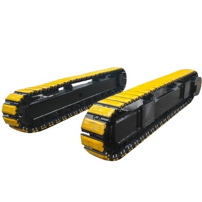 Construction 35T Rubber Steel Tracked Chassis System with Hydraulic Travel Motor