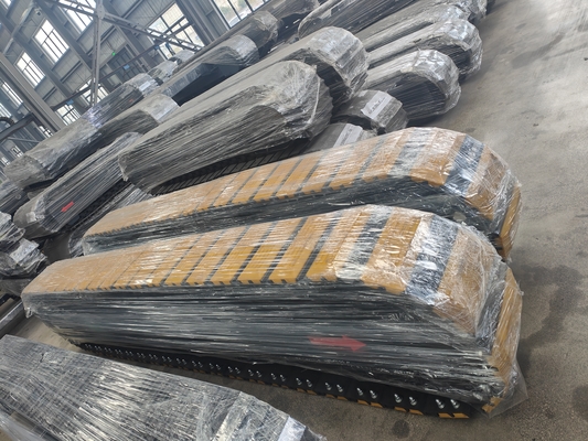 Construction 35T Rubber Steel Tracked Chassis System with Hydraulic Travel Motor
