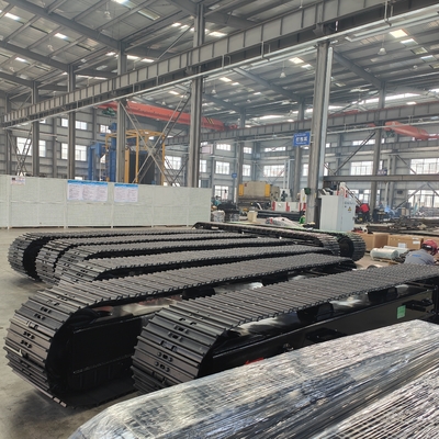 20-ton Steel Track Chassis for Construction Works on Excavators and Bulldozers Design