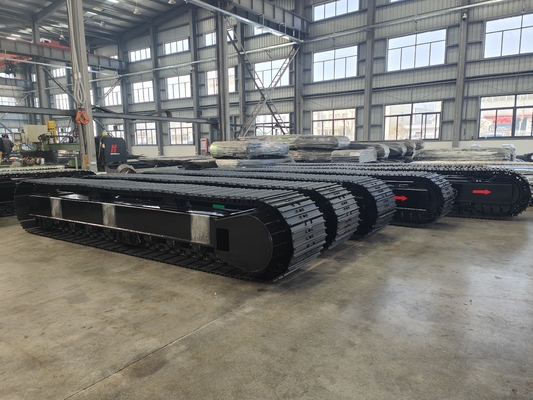 20-ton Steel Track Chassis for Construction Works on Excavators and Bulldozers Design