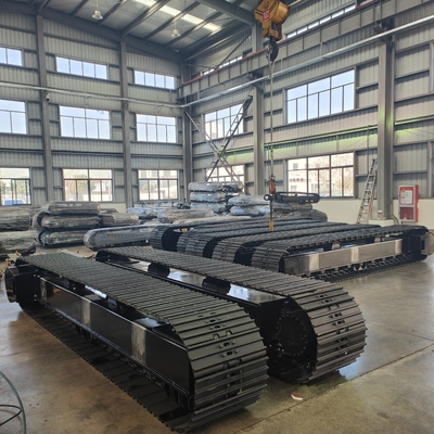 20-ton Steel Track Chassis for Construction Works on Excavators and Bulldozers Design
