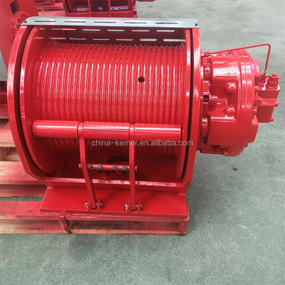 Hydraulic Winch for Mining Drilling Rig Wire Rope in Speed and Powerful