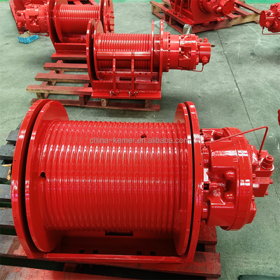 Hydraulic Winch for Mining Drilling Rig Wire Rope in Speed and Powerful