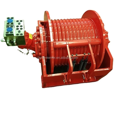 Chinese 8 Tons Rated Capacity Steel Wire Rope Hydraulic Winch for Truck Lifting Crane