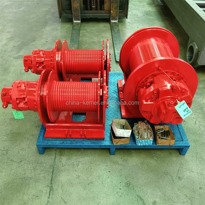Chinese 8 Tons Rated Capacity Steel Wire Rope Hydraulic Winch for Truck Lifting Crane