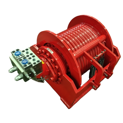 2t 4t 6t 8t 10t Hydraulic Winch for Dredgers Pontoon Crane Excavator and Pulling Wood