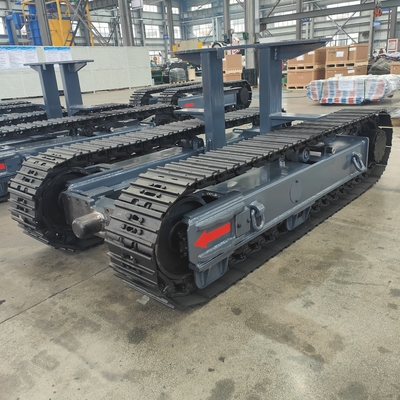 8 Ton All Terrain Rubber Steel Crawler Tank Tracked Undercarriage Unmanned Vehicle Robot