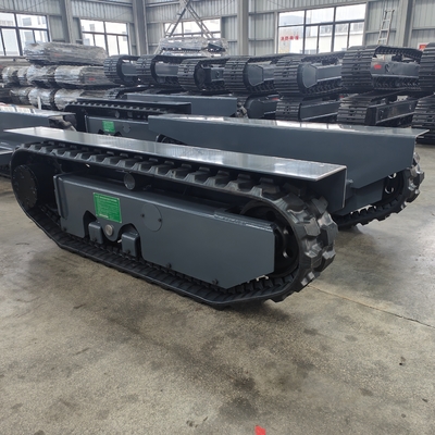 Machinery Repair Shops 3.5T Rubber Crawler Loading Rubber Tracked Chassis Undercarriage