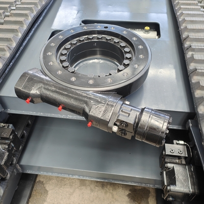 Machinery Repair Shops Customized Rubber Track Undercarriage System with Rotation