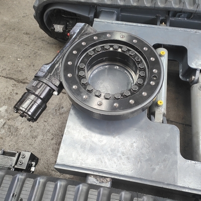 Machinery Repair Shops Customized Rubber Track Undercarriage System with Rotation
