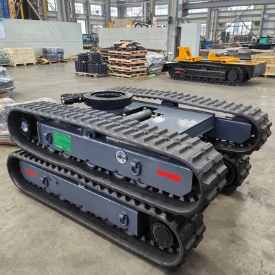 Machinery Repair Shops Customized Rubber Track Undercarriage System with Rotation