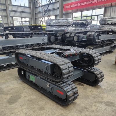 Machinery Repair Shops Customized Rubber Track Undercarriage System with Rotation