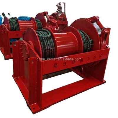120V High Carbon Steel 10 Tons Hydraulic Trawl Winch for Marine Mooring and Lifeboat Davit