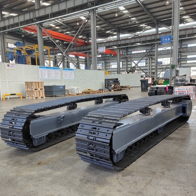 Construction Works Hydraulic Motor for Excavator Steel Track Crawler Undercarriage