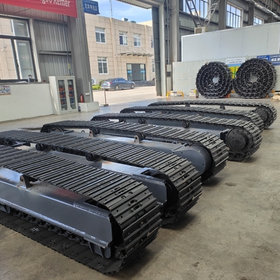 Construction Works Hydraulic Motor for Excavator Steel Track Crawler Undercarriage