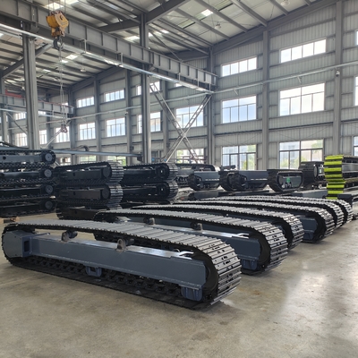 Construction Works Hydraulic Motor for Excavator Steel Track Crawler Undercarriage