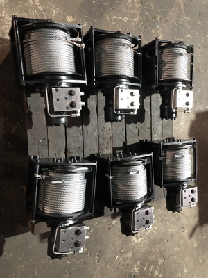 0-650KN Capacity Small Track Crane Winch with Hydraulic Motor and Low Noise Operation