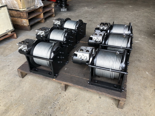 0-650KN Capacity Small Track Crane Winch with Hydraulic Motor and Low Noise Operation