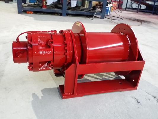 1T to 100T Hydraulic Motor Winch Steel Construction for Lifting and Pulling