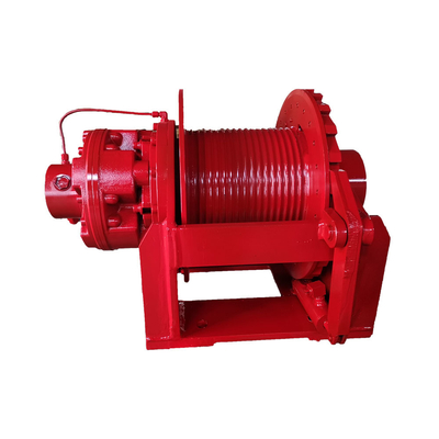High Speed Hydraulic Winch for Lifting Goods Capacity 0-650KN Heavy-Duty Construction