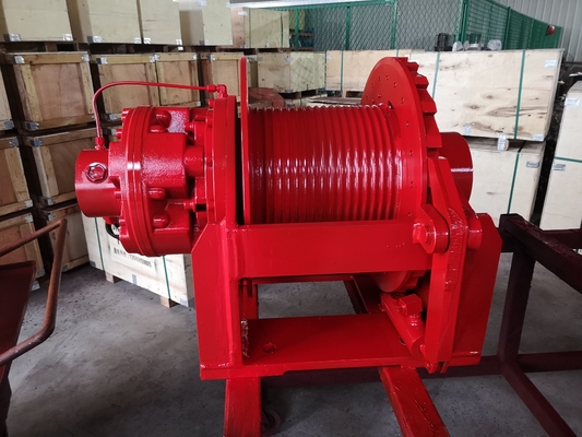 High Speed Hydraulic Winch for Lifting Goods Capacity 0-650KN Heavy-Duty Construction