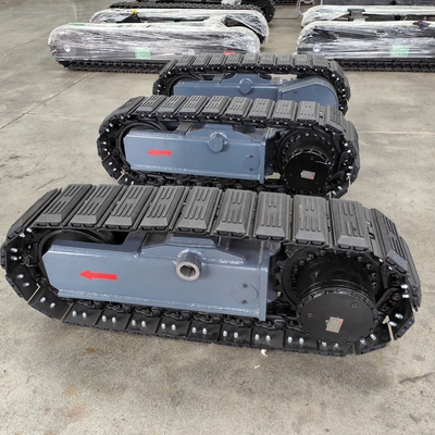 5ton 8ton Steel Crawler Chassis Rubber Track Undercarriage for Drilling Rig Protection
