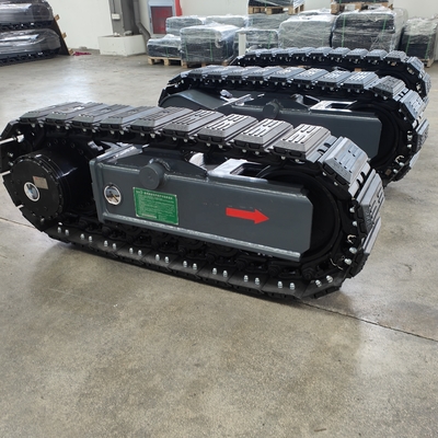 5ton 8ton Steel Crawler Chassis Rubber Track Undercarriage for Drilling Rig Protection