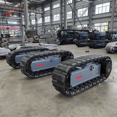 5ton 8ton Steel Crawler Chassis Rubber Track Undercarriage for Drilling Rig Protection