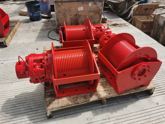 Steel 3 Ton Marine Single Drum Hydraulic Winch with Hydraulic Power Source