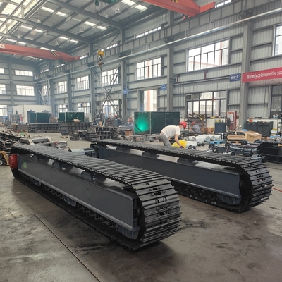 10-35ton Electric Motor Drive Steel Track Undercarriage Crawler Chassis for Crusher Drilling Rig Excavator