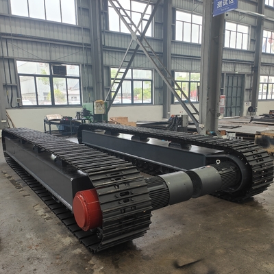 10-35ton Electric Motor Drive Steel Track Undercarriage Crawler Chassis for Crusher Drilling Rig Excavator