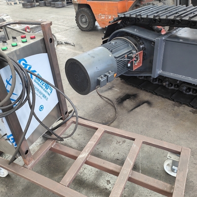 10-35ton Electric Motor Drive Steel Track Undercarriage Crawler Chassis for Crusher Drilling Rig Excavator