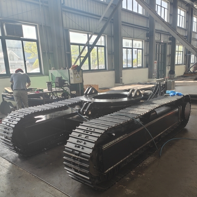 31Ton Steel Crawler Track Undercarriage Rubber Track Chassis for Drilling Rig Excavator
